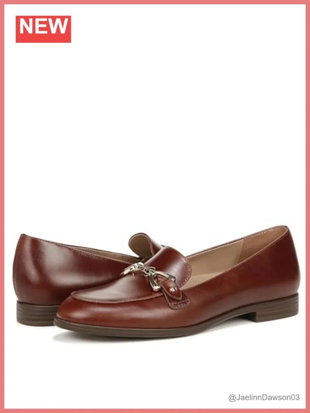 Naturalizer Gala Leather Slip-On Loafers with REZORB Cushioning